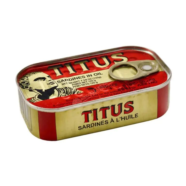 Sardines à l'huile (boîte)